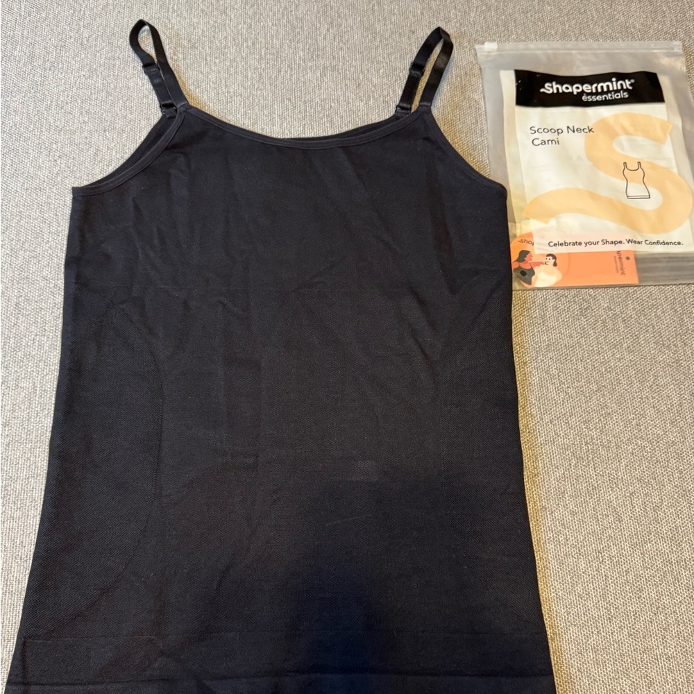 Shapermint essentials Women’s Scoop Neck slimming‎ Cami - Black Size 2XL. new